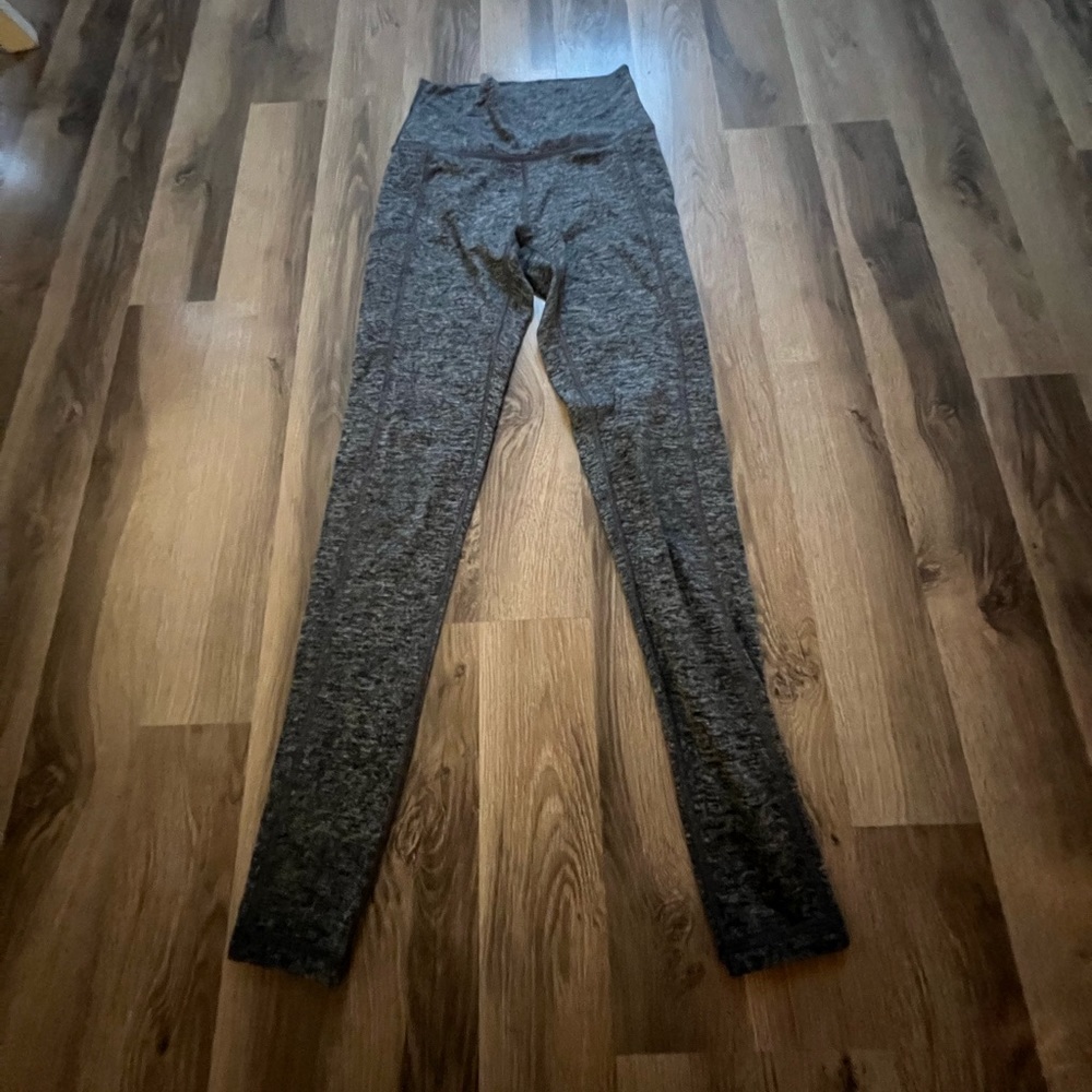 Fleece lined leggings with side pockets